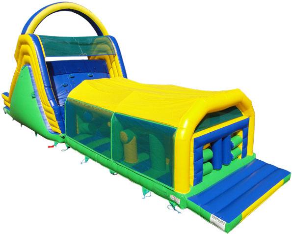 70ft kids and adults inflatable assault course
